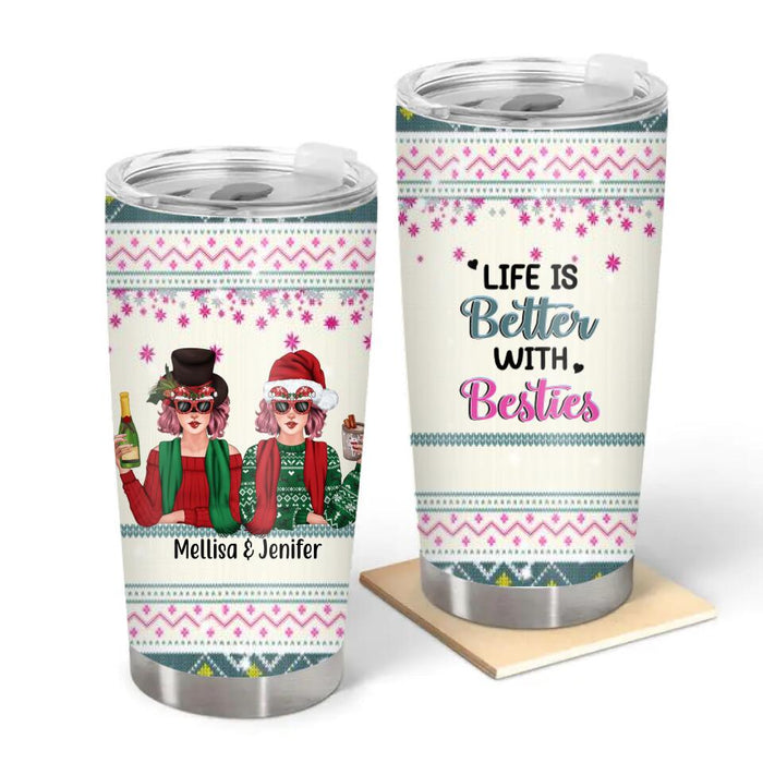 Personalized Tumbler, There's No Greater Gift Than Sisters, Christmas Gift For Besties, Best Friends, Sisters