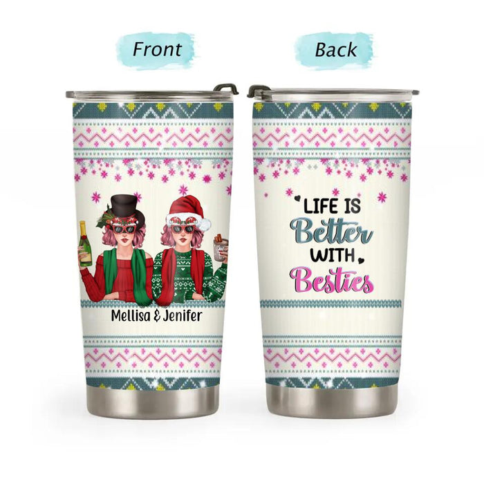 Personalized Tumbler, There's No Greater Gift Than Sisters, Christmas Gift For Besties, Best Friends, Sisters