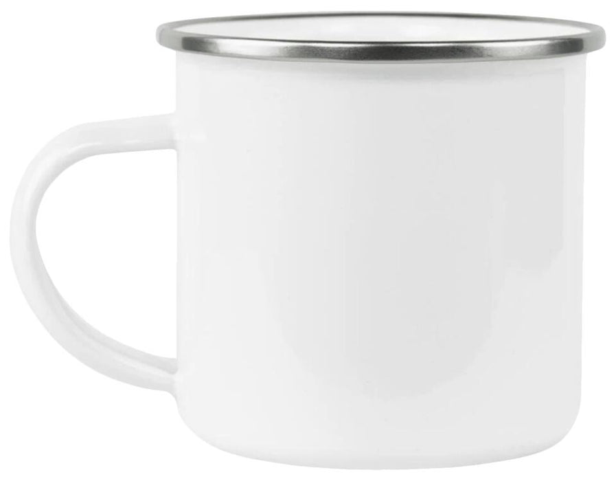 Beautiful Place to Get Lost Together - Personalized Gifts Custom Hiking Enamel Mug for Couples, Hiking Lovers