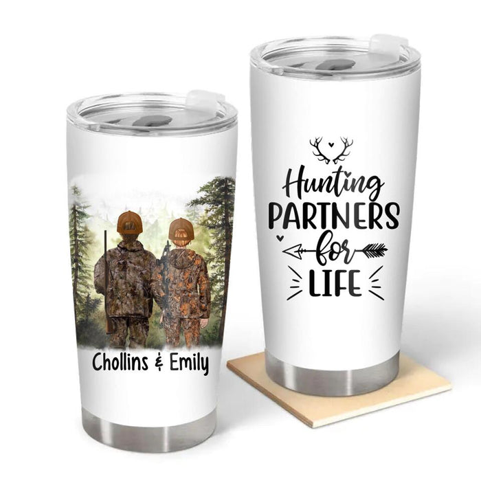 Personalized Tumbler, Best Buckin' Partner Ever, Gifts for Hunter