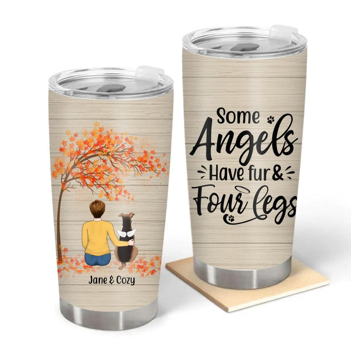 Personalized Tumbler, Memorial Gift for Dog Loss, Sympathy Gift, Gift for Family