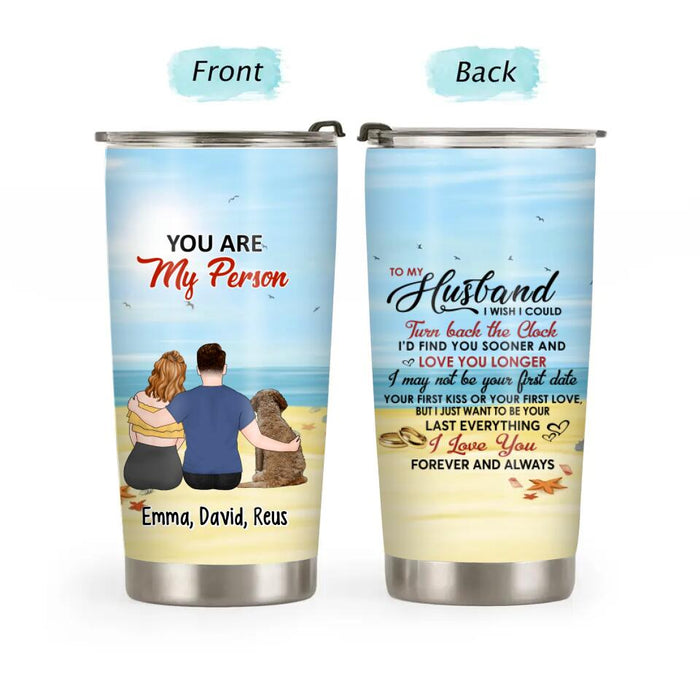 To My Husband - Personalized Gifts Custom Tumbler For Couples