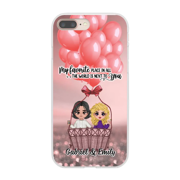 My Favorite Place In All The World - Personalized Phone Case For Couples, Him, Her, Valentine's Day