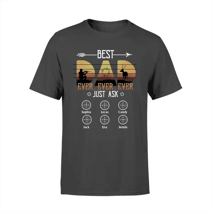 Best Hunting Dad Ever - Father's Day Personalized Gifts Custom Hunting Shirt for Dad, Hunting Lovers