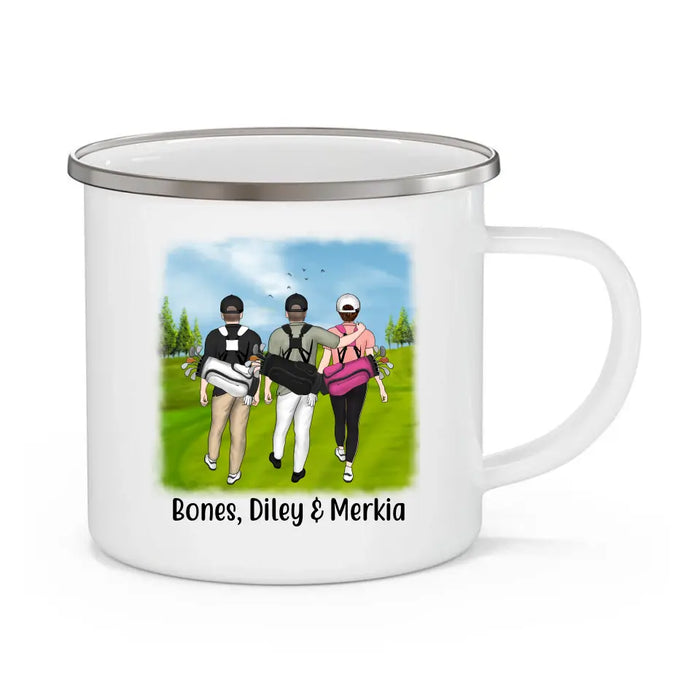 Life Is Full of Important Choices - Personalized Gifts Custom Camping Enamel Mug For Camping Lovers