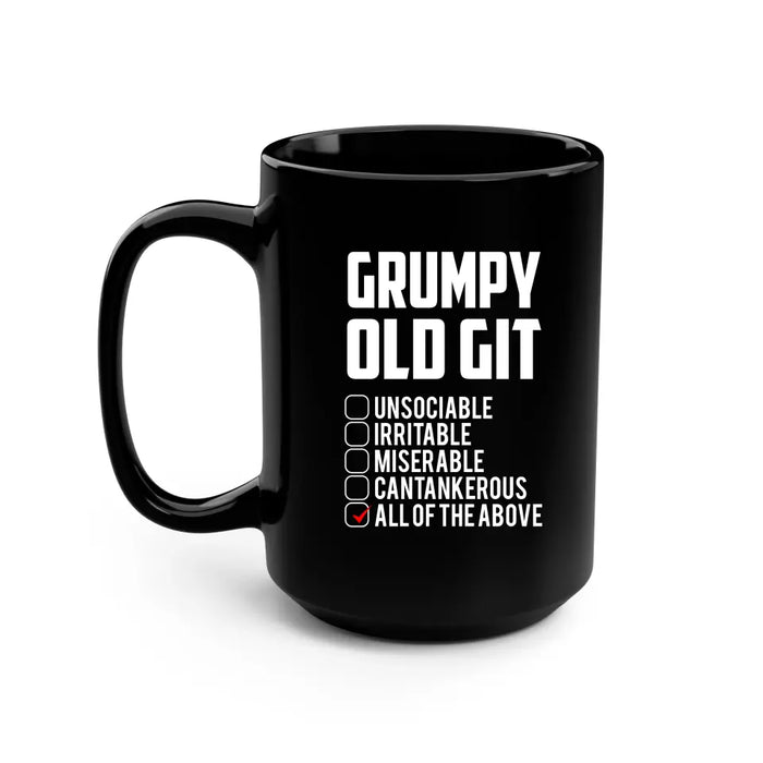 Grumpy Old Git Mug - For Grumpy Old mug, Father's Day mug