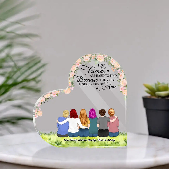 Distance Means So Little When Someone Means So Much - Personalized Gifts Custom Sister Acrylic Plaque For Friends, Sisters