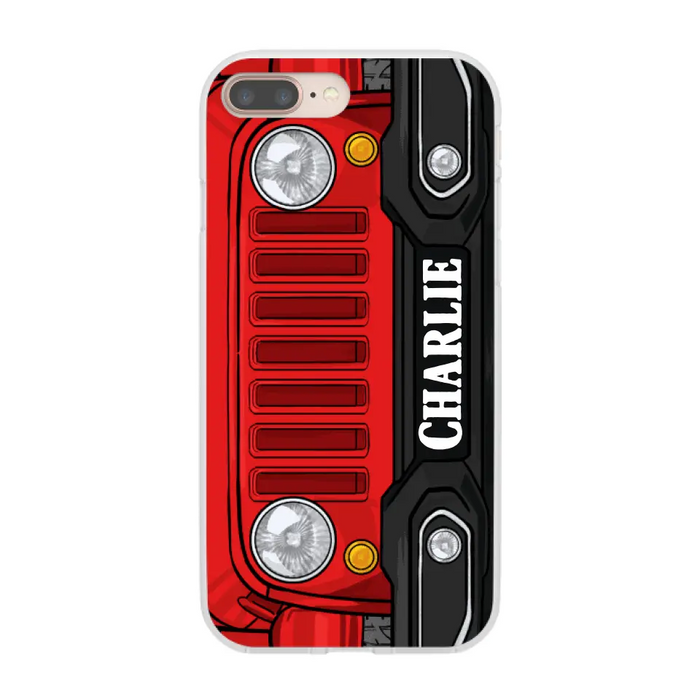 Personalized Phone Case Off-Road Car Custom Name, Gift For Car Lovers