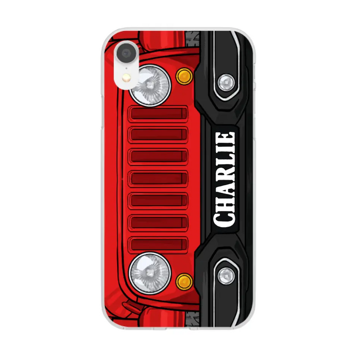 Personalized Phone Case Off-Road Car Custom Name, Gift For Car Lovers