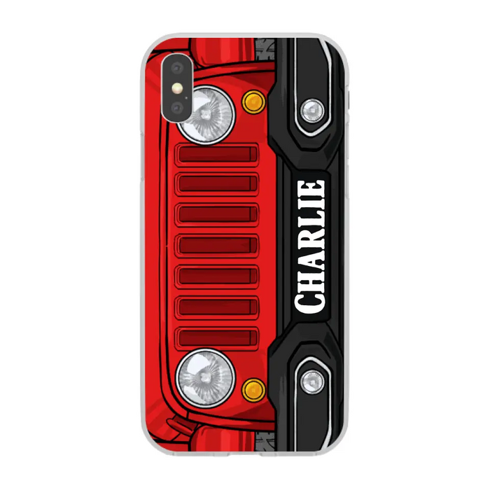 Personalized Phone Case Off-Road Car Custom Name, Gift For Car Lovers