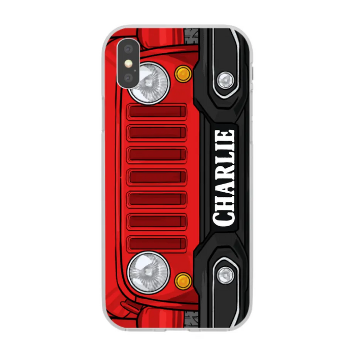 Personalized Phone Case Off-Road Car Custom Name, Gift For Car Lovers