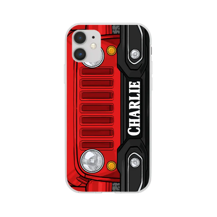 Personalized Phone Case Off-Road Car Custom Name, Gift For Car Lovers