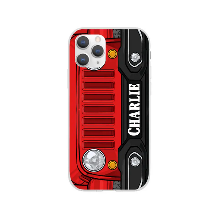 Personalized Phone Case Off-Road Car Custom Name, Gift For Car Lovers