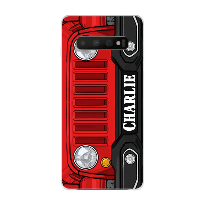 Personalized Phone Case Off-Road Car Custom Name, Gift For Car Lovers