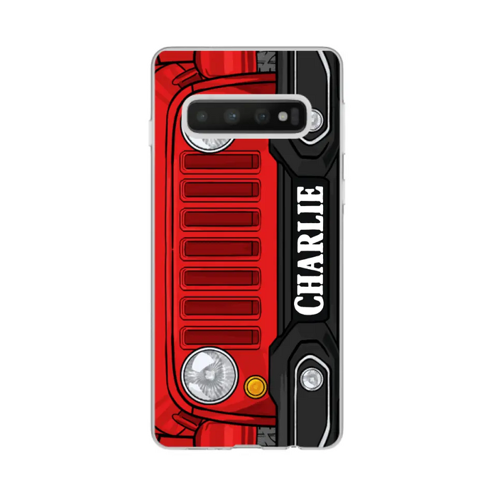 Personalized Phone Case Off-Road Car Custom Name, Gift For Car Lovers