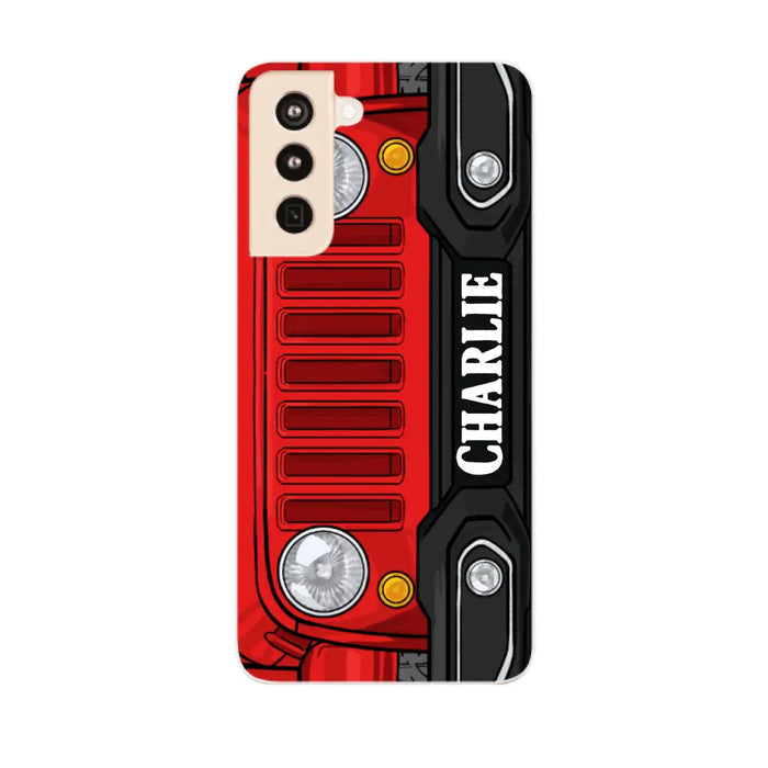 Personalized Phone Case Off-Road Car Custom Name, Gift For Car Lovers