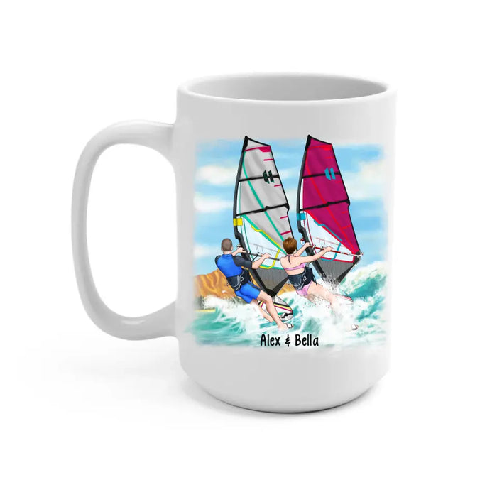 Surfing Buddies for Life - Personalized Gifts Custom Surfing Mug for Friends for Couples, Surfing Lovers