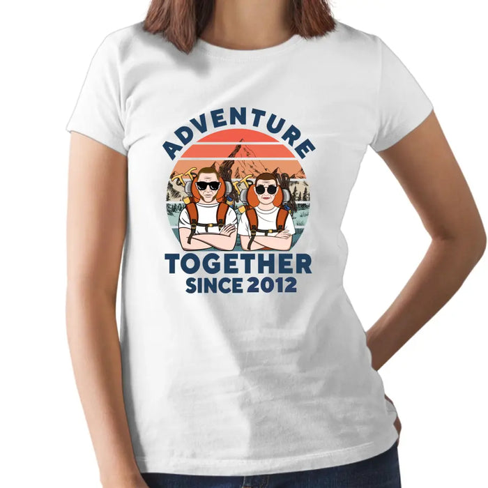 Adventure Together - Personalized Shirt For Couples, Him, Her, Hiking