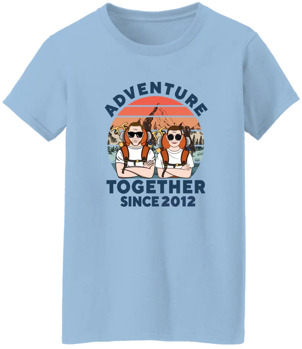 Adventure Together - Personalized Shirt For Couples, Him, Her, Hiking