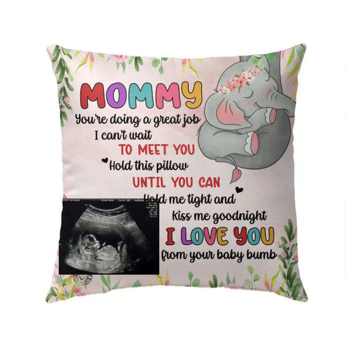 Mommy, You Are Doing a Great Job - Personalized Gifts Custom Pillow for Mom