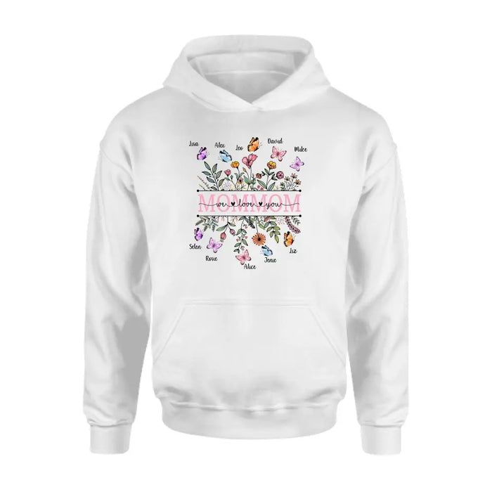 Mommom We Love You - Personalized Gifts Custom Shirt For Mom, Grandma, Nana, Mimi