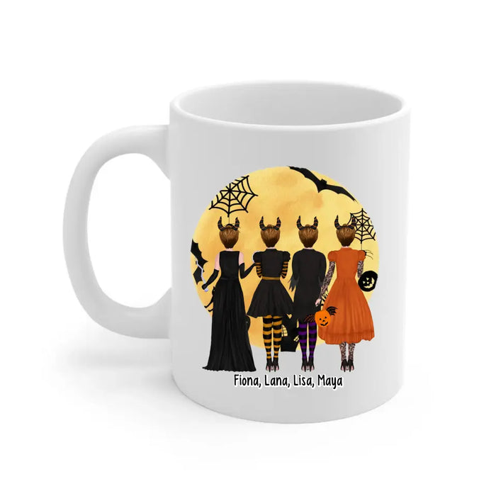 The Boo Crew - Personalized Gifts Custom Mug For Friends, Halloween Besties Mug