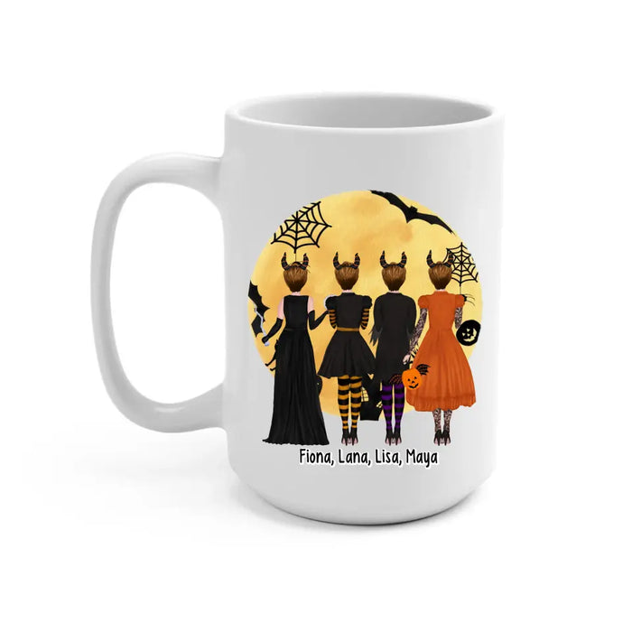 The Boo Crew - Personalized Gifts Custom Mug For Friends, Halloween Besties Mug