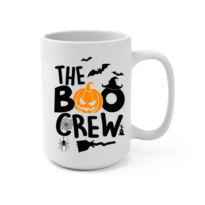 The Boo Crew - Personalized Gifts Custom Mug For Friends, Halloween Besties Mug