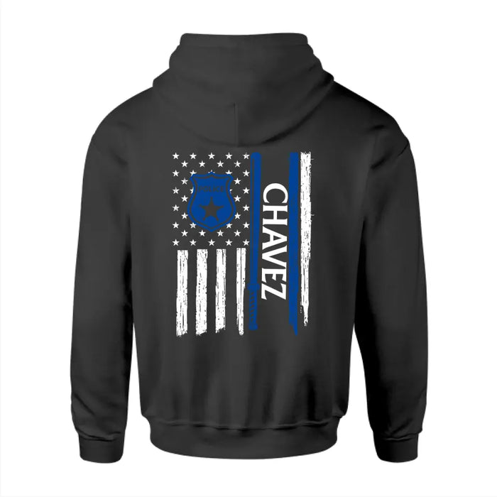 Police Backside - Personalized Shirt For Him, Her, Police Officer