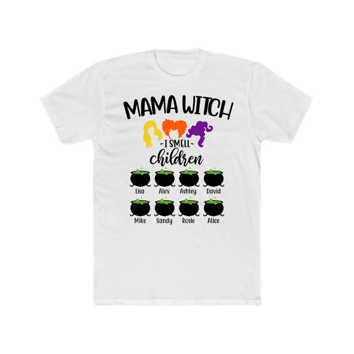 Mama Witch - Personalized Gifts Custom Halloween Shirt For Grandma, Mom