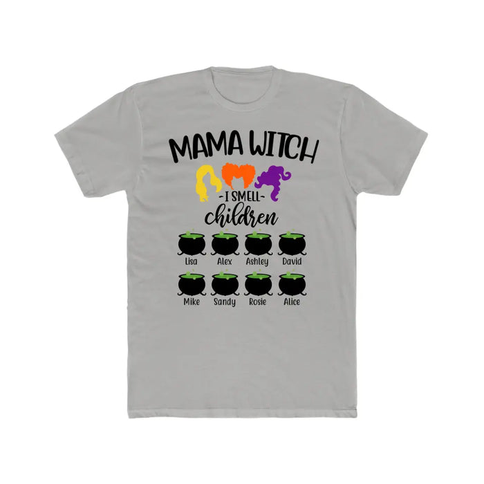 Mama Witch - Personalized Gifts Custom Halloween Shirt For Grandma, Mom