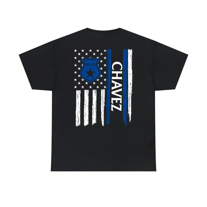 Police Backside - Personalized Shirt For Him, Her, Police Officer