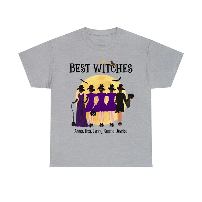 Personalized Shirt, Up To 5 Witches, Best Witches - Halloween Gift, Gift For Sisters, Best Friends