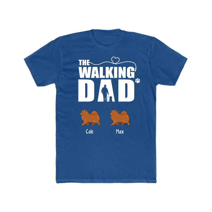 The Walking Dad - Father's Day Personalized Gifts Custom Dog Shirt for Dog Dad, Dog Lovers