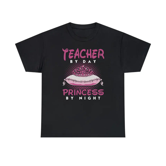 Teacher By Day Princess By Night Shirt, Back To School Teacher Gifts