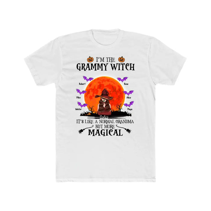 I'm The Grammy Witch It's Like A Normal Grandma But More Magical - Personalized Halloween Gifts Custom Shirt For Grandma Nana