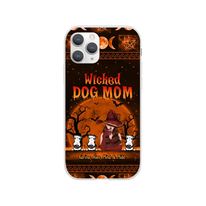 Wicked Dog Mom - Personalized Gifts for Halloween Phone Case for Dog Mom and Dog Lovers