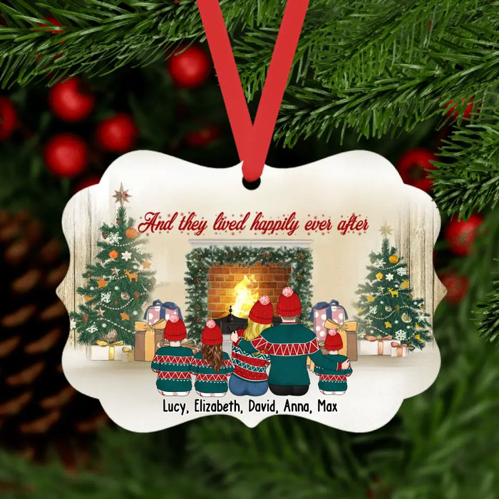 And They Lived Happily Ever After - Personalized Gifts Custom Christmas Ornament for Family