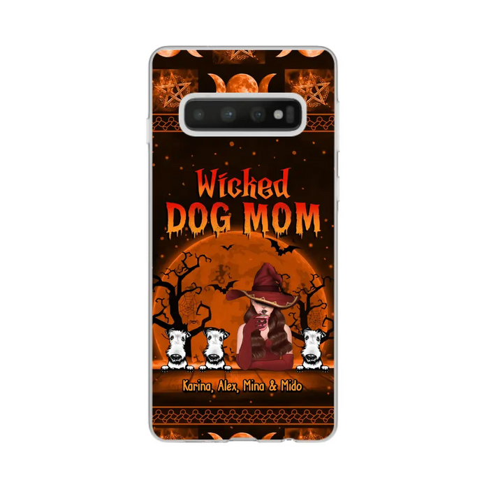 Wicked Dog Mom - Personalized Gifts for Halloween Phone Case for Dog Mom and Dog Lovers