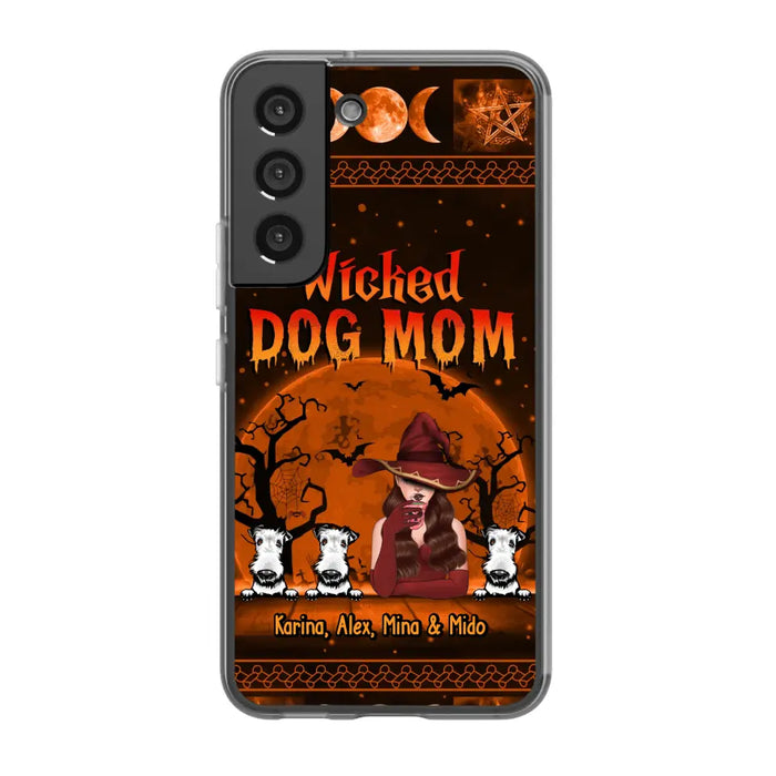 Wicked Dog Mom - Personalized Gifts for Halloween Phone Case for Dog Mom and Dog Lovers