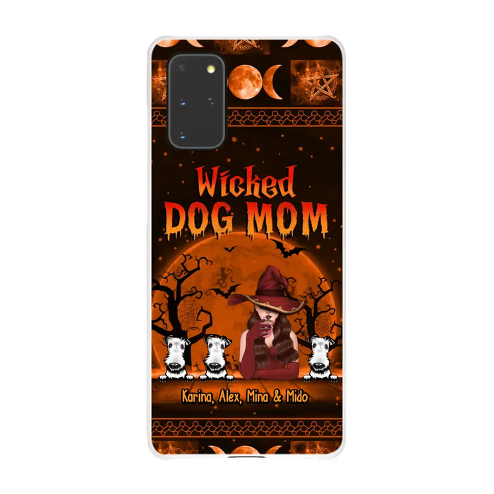 Wicked Dog Mom - Personalized Gifts for Halloween Phone Case for Dog Mom and Dog Lovers