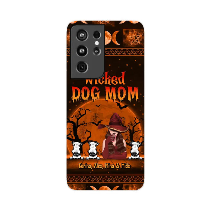 Wicked Dog Mom - Personalized Gifts for Halloween Phone Case for Dog Mom and Dog Lovers