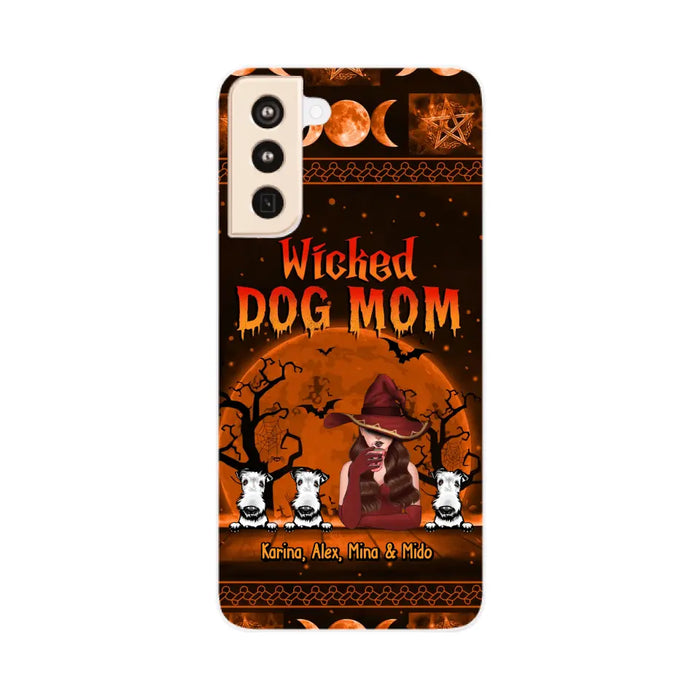 Wicked Dog Mom - Personalized Gifts for Halloween Phone Case for Dog Mom and Dog Lovers