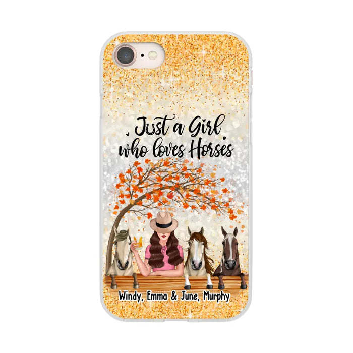 Personalized Phone Case, Life Is Better With Horses - Gift For Fall And Horse Lovers