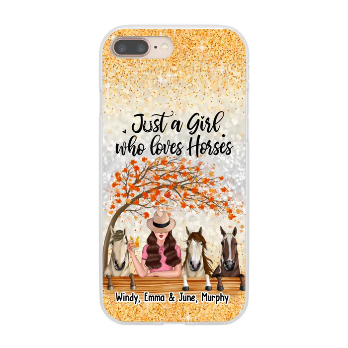 Personalized Phone Case, Life Is Better With Horses - Gift For Fall And Horse Lovers