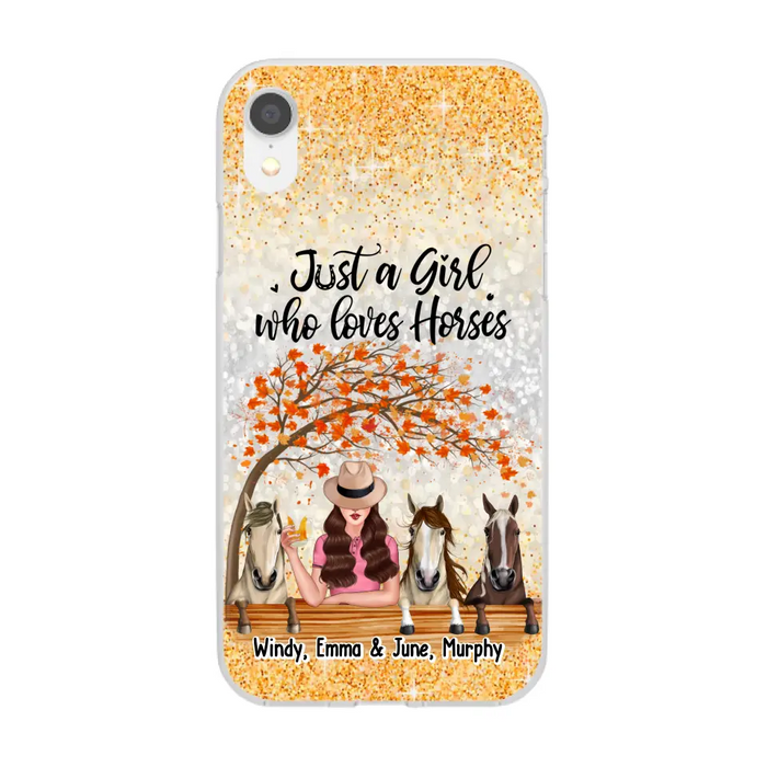 Personalized Phone Case, Life Is Better With Horses - Gift For Fall And Horse Lovers