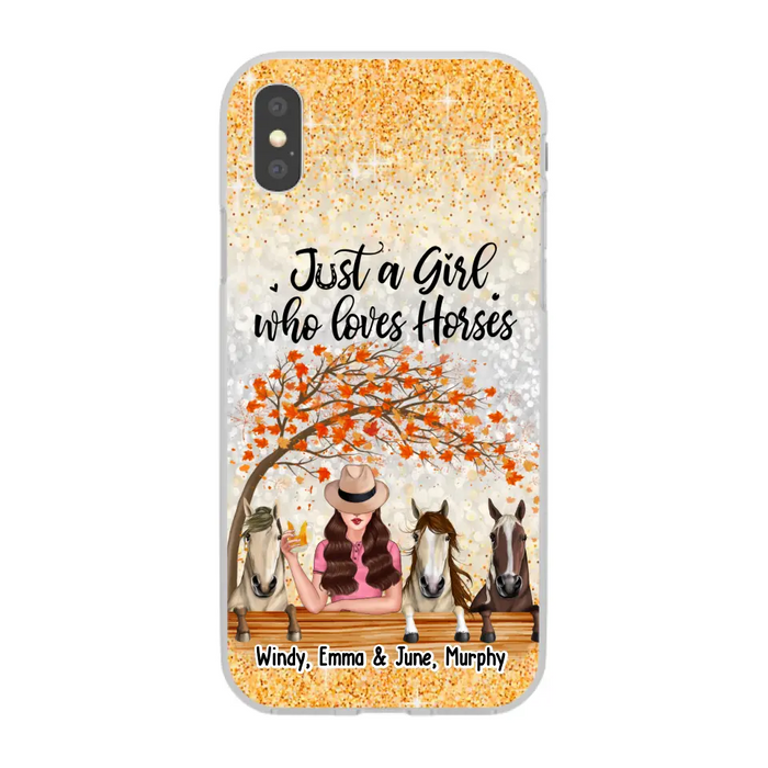 Personalized Phone Case, Life Is Better With Horses - Gift For Fall And Horse Lovers