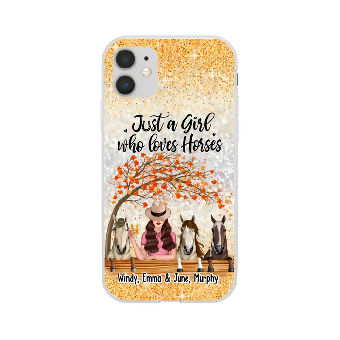 Personalized Phone Case, Life Is Better With Horses - Gift For Fall And Horse Lovers