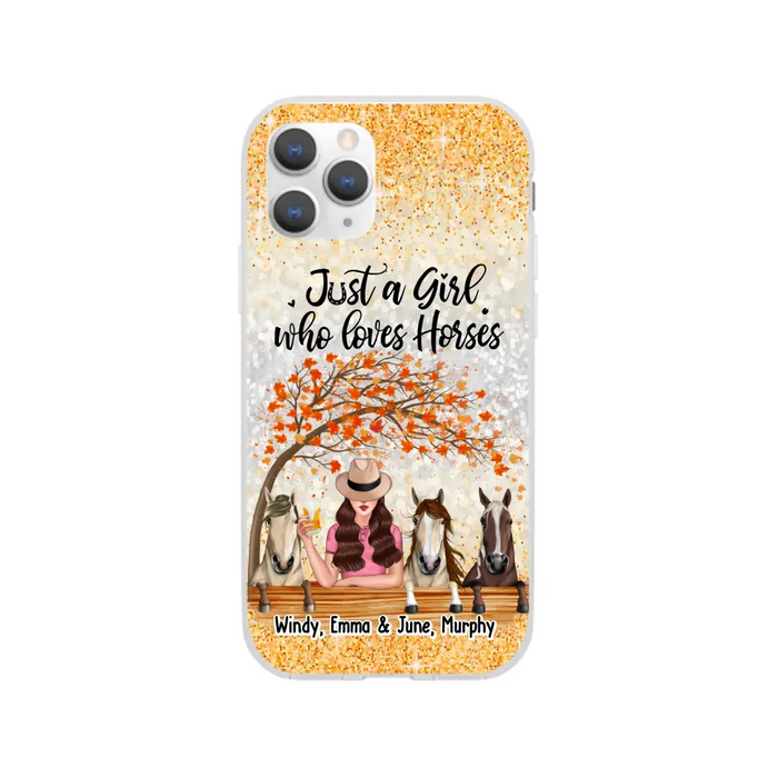 Personalized Phone Case, Life Is Better With Horses - Gift For Fall And Horse Lovers