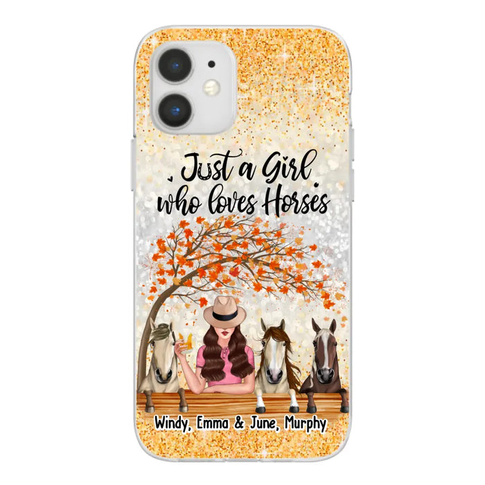 Personalized Phone Case, Life Is Better With Horses - Gift For Fall And Horse Lovers